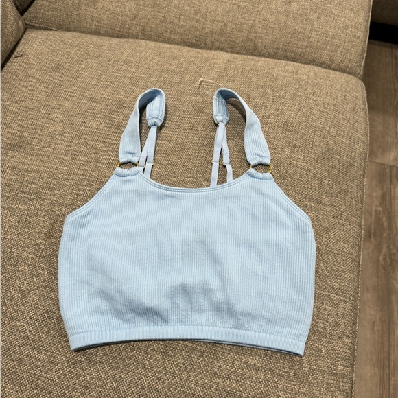 LAST PRICE🍒🤍 AERIE seamless ring longline bralette ✨ - Picture 2 of 10